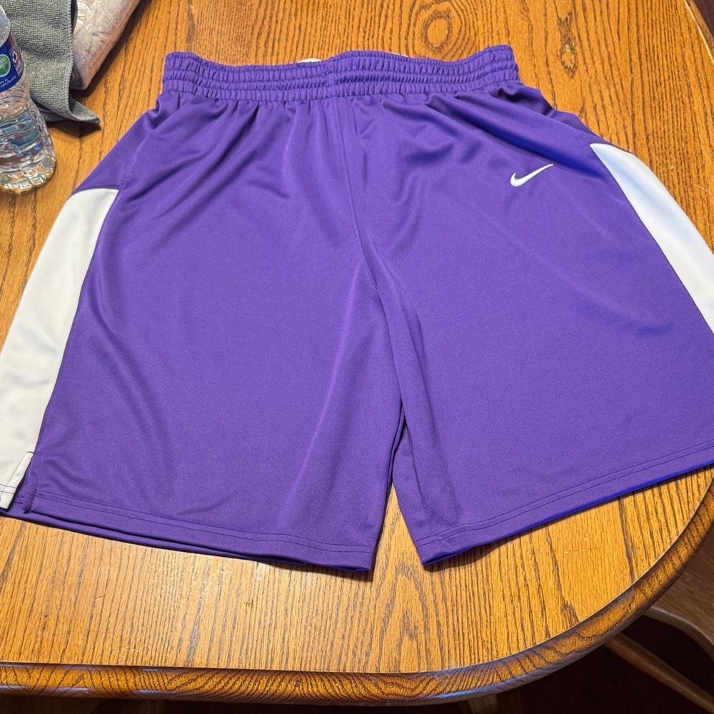 Nike women’s  Athletic Shorts in Purple and White